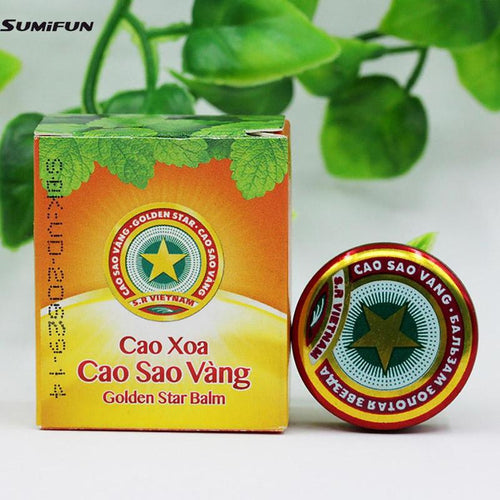Golden Star Tiger Balm Ointment For Headache Dizziness Insect Stings Heat Eos Asterisk 4g Stroke Insect Stings Essential Balm